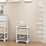 Bedside Cabinet Wood - 45-Degree Angle