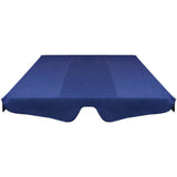 Replacement Canopy for Garden Swing Blue 226x186 cm - Side View