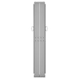 Retractable Side Awning Black 160x600 cm - 45-Degree Angle