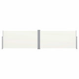 Retractable Side Awning 160x600 cm Cream - Front View