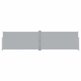 Retractable Side Awning 160x600 cm Grey