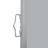 Retractable Side Awning 160x600 cm Grey - Side View