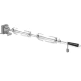 BBQ Rotisserie Spit with Motor Steel 1000 mm - Side View