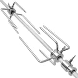 BBQ Rotisserie Spit with Motor Steel 1000 mm - Rear View