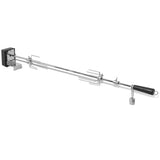 BBQ Rotisserie Spit with Motor Steel 1000 mm - Side View