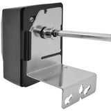 BBQ Rotisserie Spit with Motor Steel 1200 mm - Top-Down View