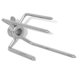 BBQ Rotisserie Spit Forks 2 pcs Steel - Front View
