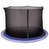Safety Net for 3.66 m Round Trampoline - Rear View