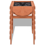 Planter 38x36x60 cm Wood - Top-Down View