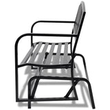 Swing Bench Black Steel - 45-Degree Angle