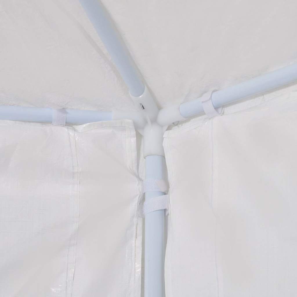 Marquee with 6 Side Walls White 2x2 m