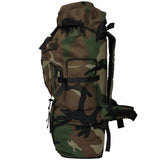 Army-Style Backpack XXL 100 L Camouflage - Side View
