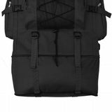 Army-Style Backpack XXL 100 L Black - 45-Degree Angle