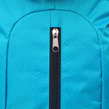 Hiking Backpack XXL 75 L Black and Blue - Close-Up Angle