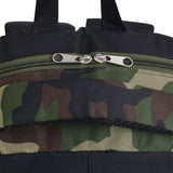 School Backpack 40 L Black and Camouflage - 45-Degree Angle
