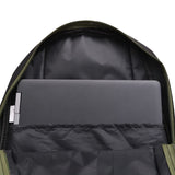 School Backpack 40 L Black and Camouflage - Close-Up Angle