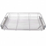 Pull-Out Wire Baskets 2 pcs Silver 800 mm - Top-Down View