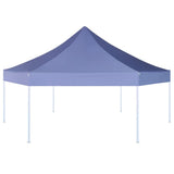 Hexagonal Pop-Up Foldable Marquee Dark Blue 3.6x3.1 m - Front View