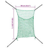 Hay Nets 2 pcs Rectangular 0.9x1.5 m PP - Close-Up Angle