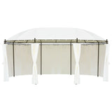 Gazebo Cream White 530x350x265 cm - Front View