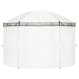 Gazebo Cream White 530x350x265 cm - Side View