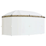 Gazebo Cream White 530x350x265 cm - Top-Down View