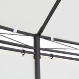 Gazebo Cream White 530x350x265 cm - Rear View