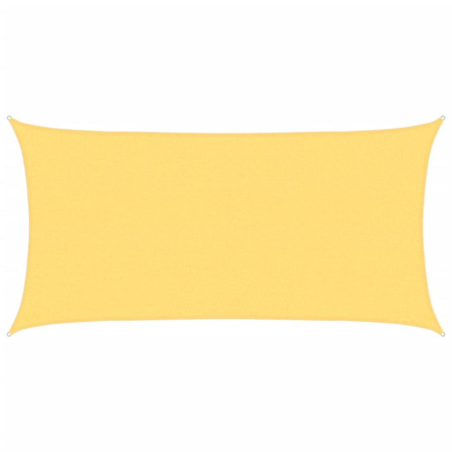 Sunshade Sail HDPE Rectangular 2x4 m Beige
