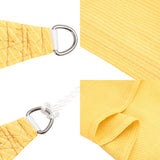 Sunshade Sail HDPE Rectangular 2x4 m Beige - Close-Up Angle