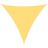 Sunshade Sail HDPE Triangular 5x5x5 m Beige