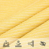Sunshade Sail HDPE Triangular 5x5x5 m Beige