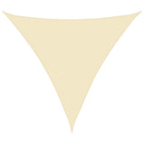 Sunshade Sail HDPE Triangular 5x5x5 m Cream