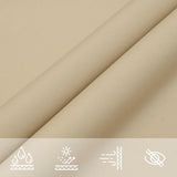 Sunshade Sail Oxford Fabric Triangular 3.6x3.6x3.6 m Beige - Top-Down View