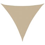 Sunshade Sail Oxford Fabric Triangular 5x5x5 m Beige