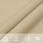 Sunshade Sail Oxford Fabric Triangular 5x5x5 m Beige