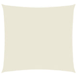 Sunshade Sail Oxford Fabric Square 3.6x3.6 m Cream - Front View