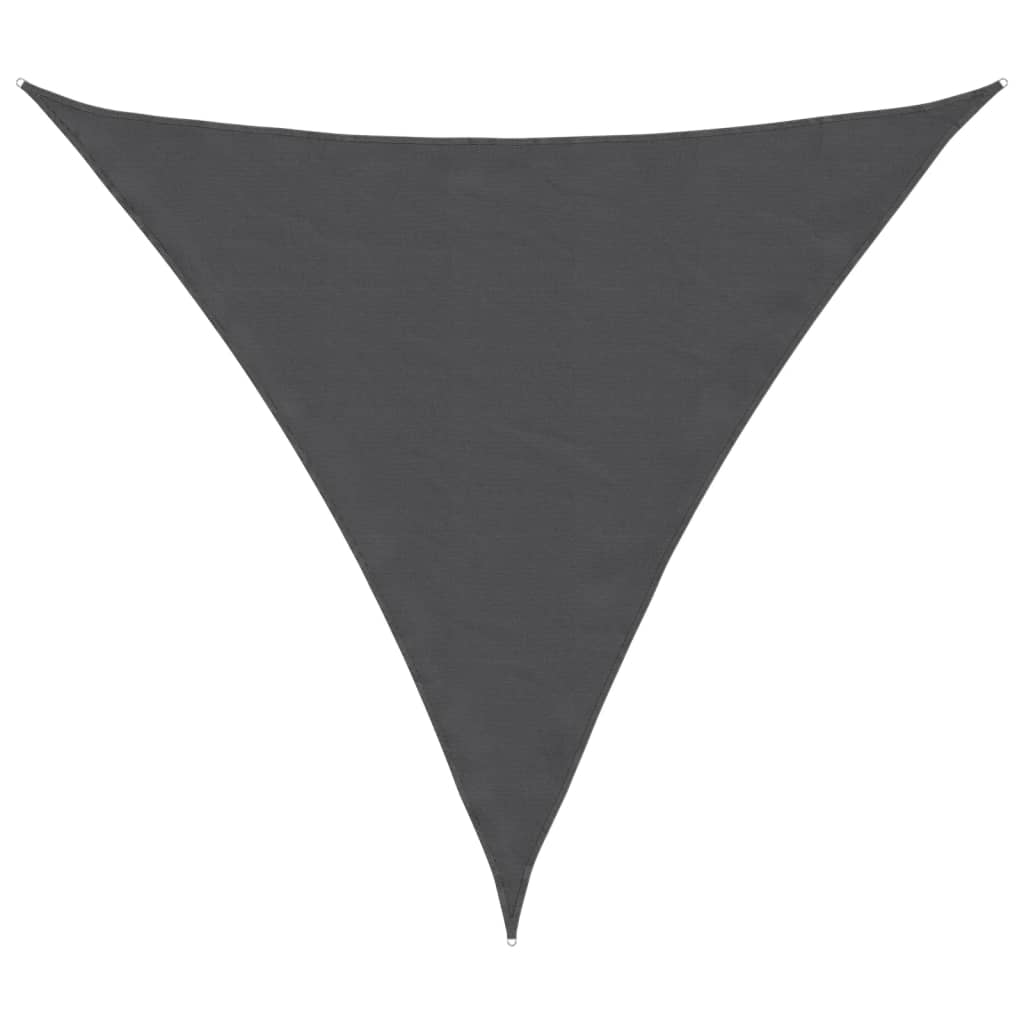 Sunshade Sail Oxford Fabric Triangular 3,6x3,6x3,6 m Anthracite