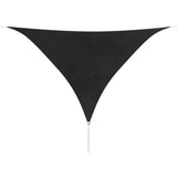Sunshade Sail Oxford Fabric Triangular 5x5x5 m Anthracite - Front View