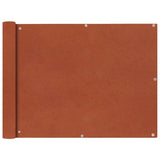 Balcony Screen Oxford Fabric 90x400 cm Terracotta