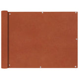 Balcony Screen Oxford Fabric 90x600 cm Terracotta