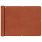 Balcony Screen Oxford Fabric 90x600 cm Terracotta
