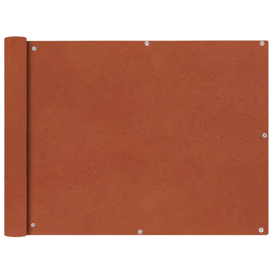 Balcony Screen Oxford Fabric 90x600 cm Terracotta