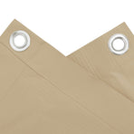 Balcony Screen Oxford Fabric 75x600 cm Beige
