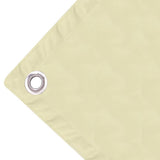Balcony Screen Oxford Fabric 90x600 cm Cream - Side View