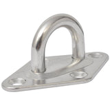 Five Piece Sunshade Sail Mounting Kit Stainless Steel - Front View