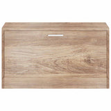 Shoe Storage Bench Oak 80x24x45 cm