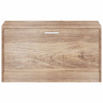 Shoe Storage Bench Oak 80x24x45 cm