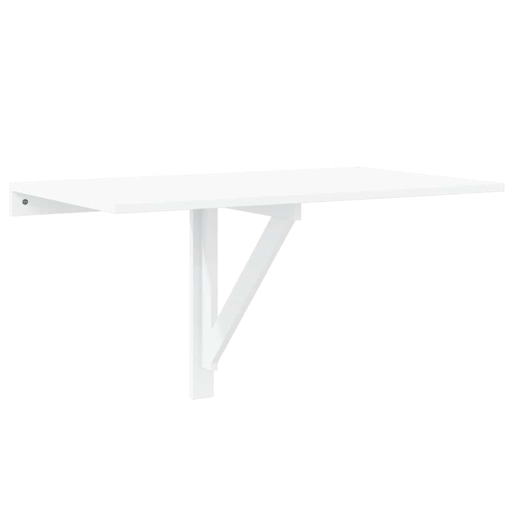 Folding Wall Table White 100x60 cm