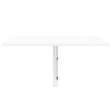 Folding Wall Table White 100x60 cm - Top-Down View