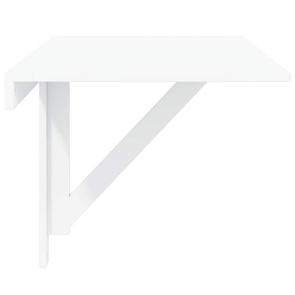 Folding Wall Table White 100x60 cm